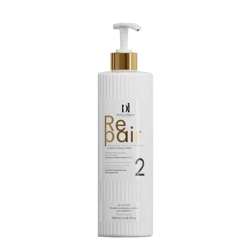 Repair Intensive Treatment Mask Step 2 Hair Repair Hydration 500Ml Donna Indiana 1
