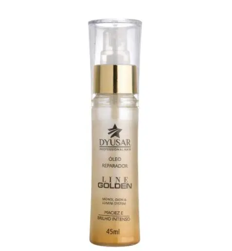 Repair Oil Golden Bath Monoi Ojon Lumini Anti Frizz Finisher 45Ml - Dyusar 1