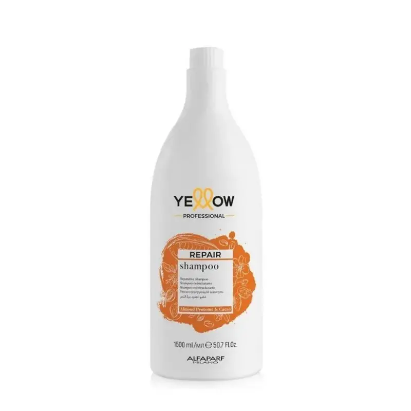 Repair Shampoo Damaged Hair Replenisher Treatment 1500Ml Yellow 1