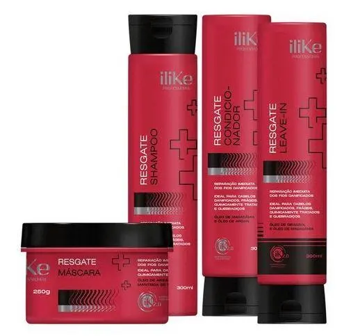 Rescue Intense Reconstruction Hydration Recovery Treatment Kit 4 Prod. - Ilike 1
