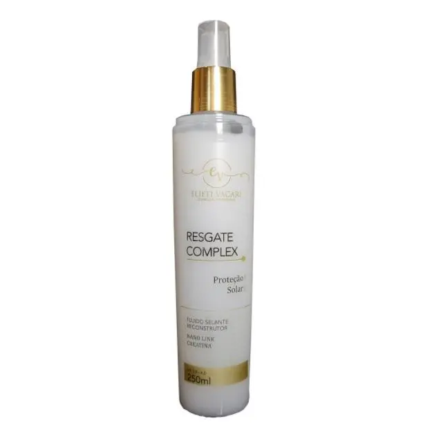 Rescue Resgate Nano Complex Restorative Hair Smooth Fluid 250Ml - Elieti Vacari 1