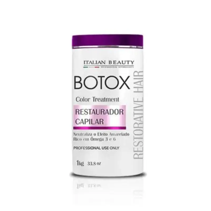 Restorative Color Treatment Deep Hair Mask Volume Reducer 1Kg Italian Beauty 1