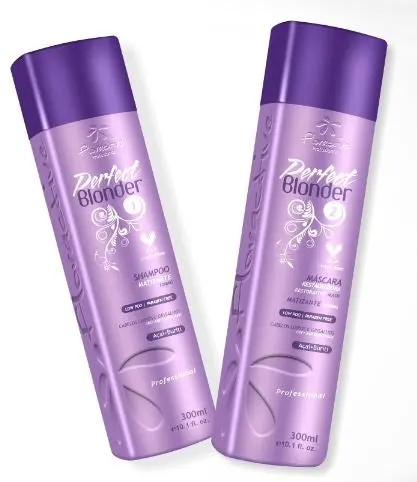 Restore Toning Shampoo & Mask Perfect Blonder Hair 2X300ml - Floractive 1