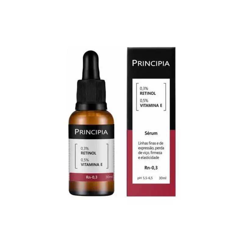 Retinol 0.3% Vitamin E 0.5% Serum Skin Care Facial Uniformizer Principia 30Ml 1