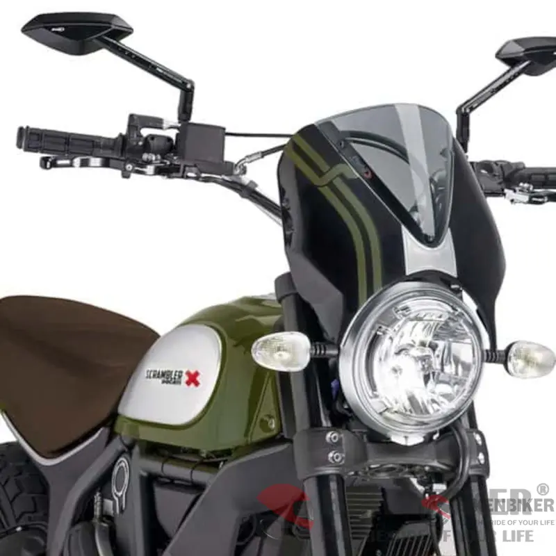 Retrovision Windshield For Ducati Scrambler Icon-Puig 1
