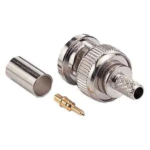 Rg59/62 Bnc Male Crimp-On Connector 3Pcs - Pack Of 10Pcs 1
