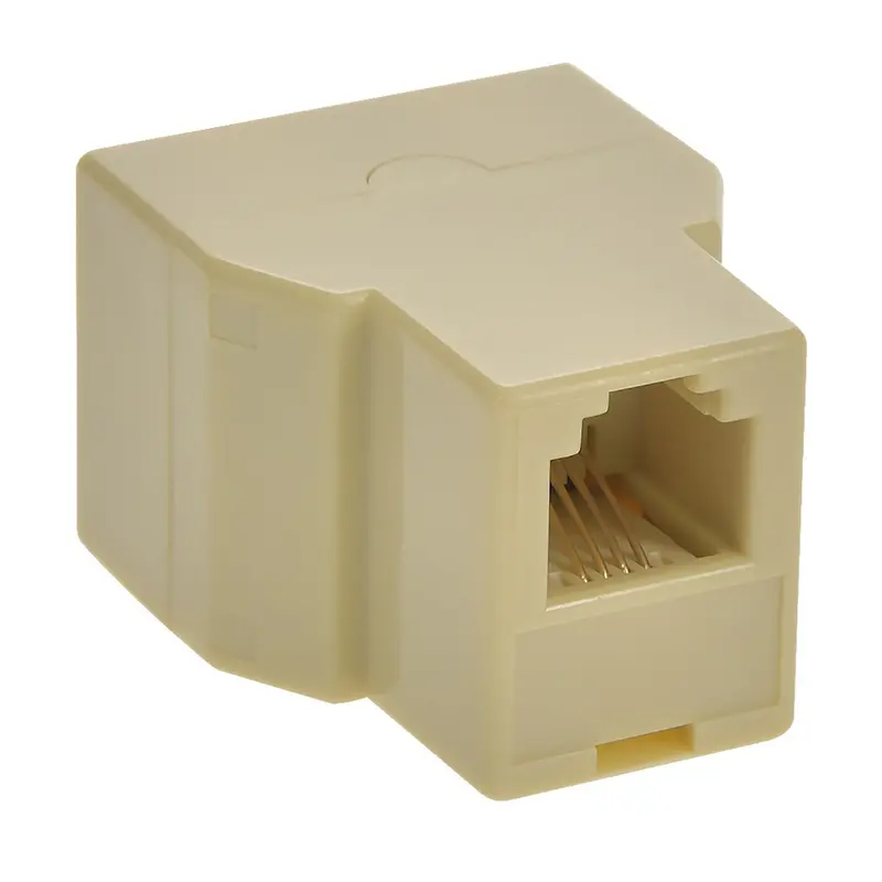 Rj11 1F/2F Modular T Adapter 2