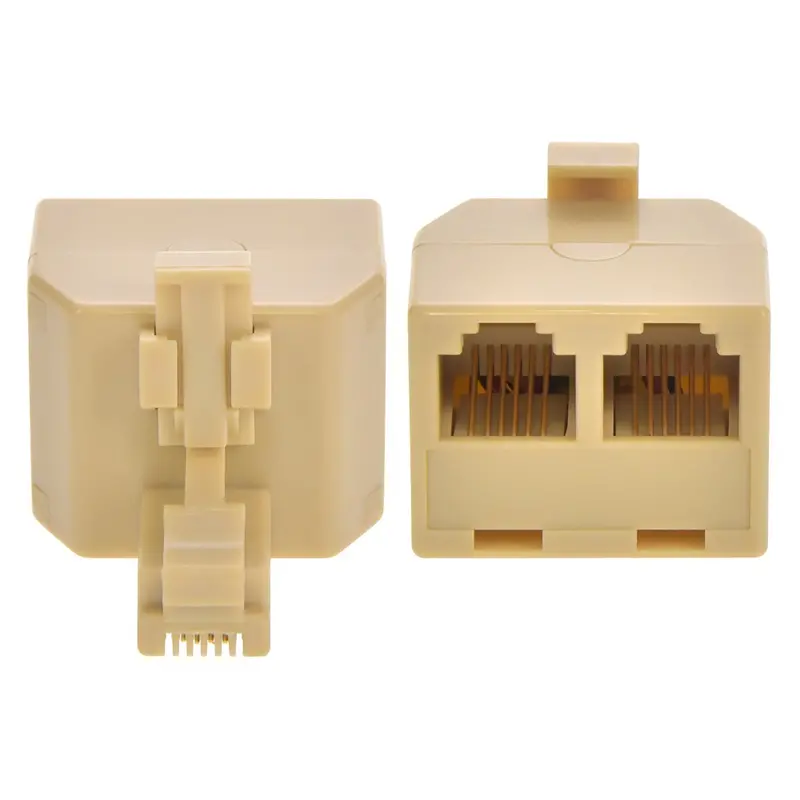 Rj12 6P/6C 1M/2F T Modular Adapter 1
