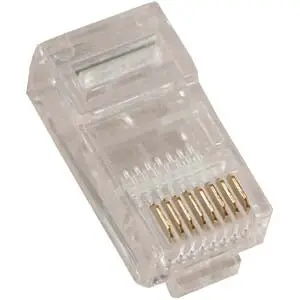 Rj45 (8P8c) Plug For Stranded Flat Wire 100Pk 1