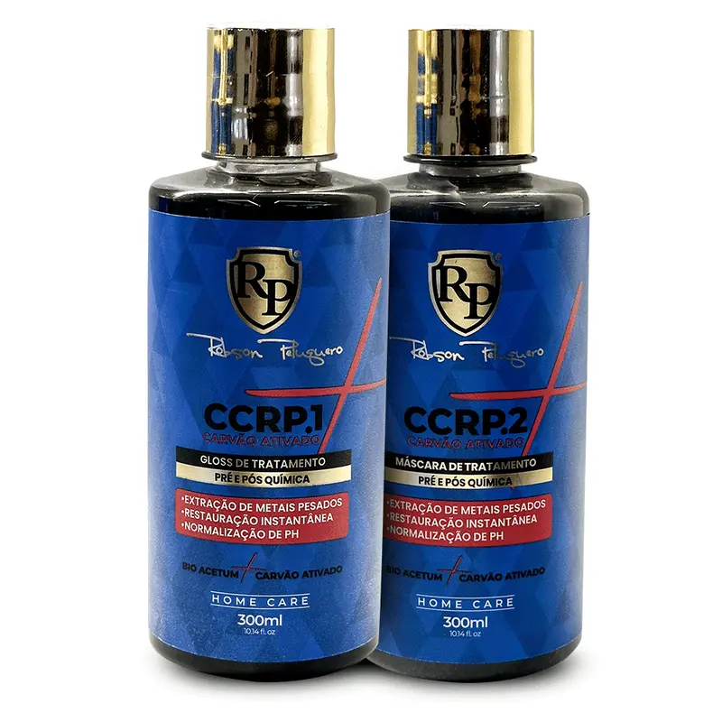 Robson Peluquero Ccrp Activated Charcoal Home Care Kit 2X 300Ml / 2X 10.14 Fl Oz 1