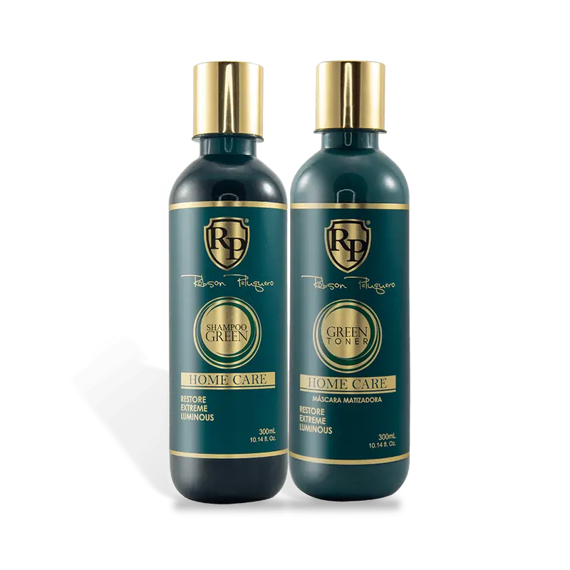 Robson Peluquero Home Care Green Kit 2X300ml / 10.1 Oz 1