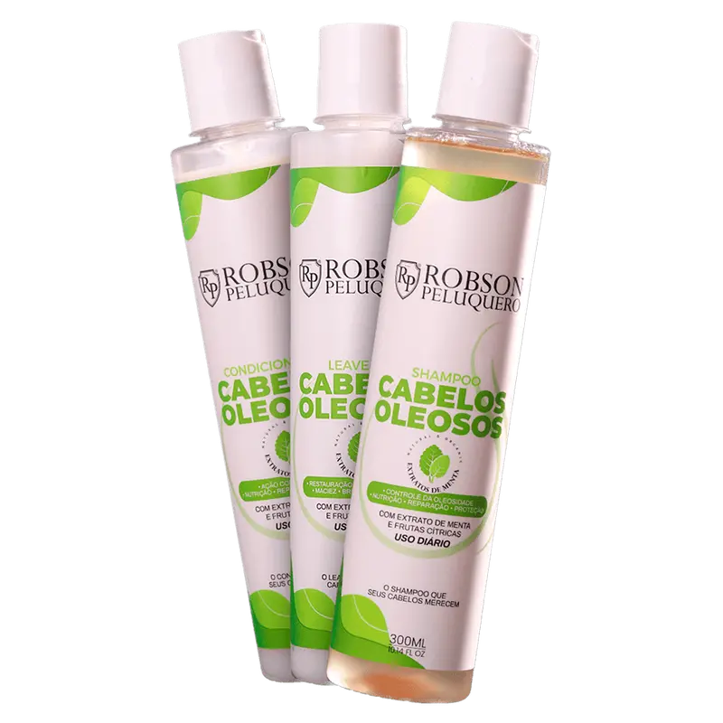 Robson Peluquero Home Care Oily Hair Kit 3X300ml  / 3X 10.1 Oz 1