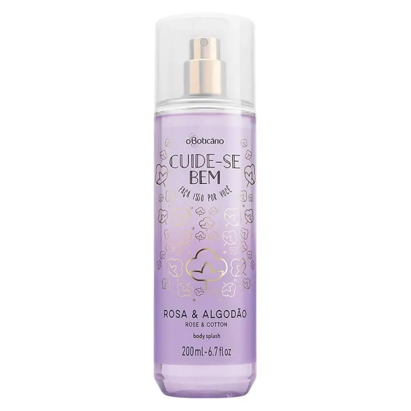 Rosehip Cotton Body Splash Deodorant Cologne Body Fragance 200Ml O Boticário Perfume 1