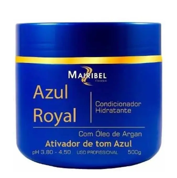 Royal Blue Moisturizing Conditioning Argan Tinting Hair Mask 500G  - Mairibel 1