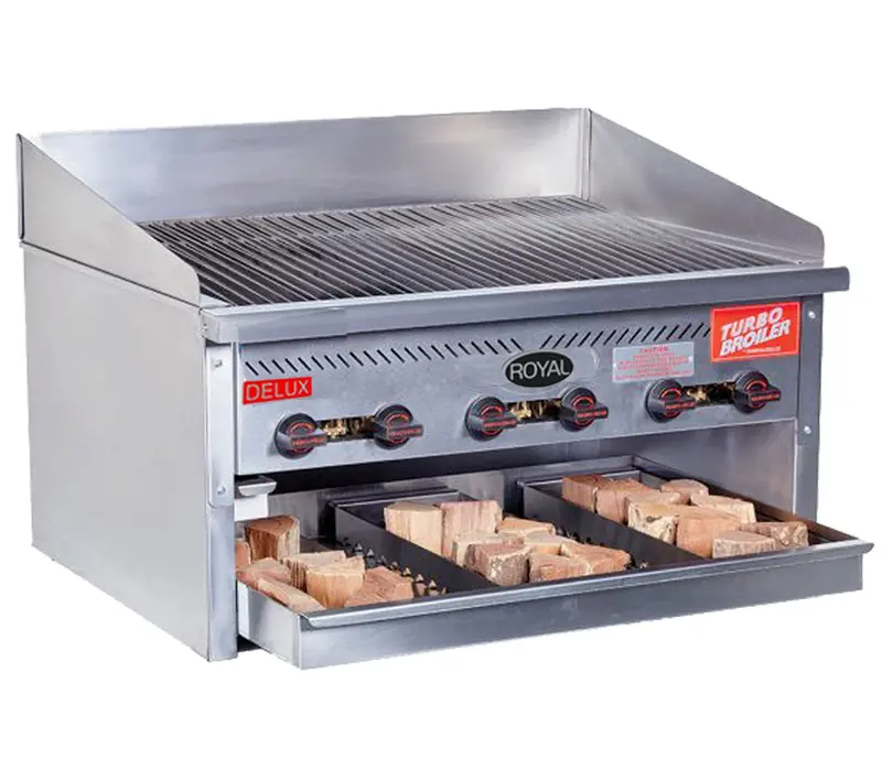 Royal Range 36'' Countertop Gas Charbroiler Tb-836-Sm 1