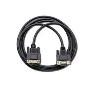 Rs-232 Db9 Serial Extension Cable Male To Female Black 1