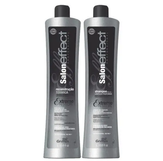 Salon Effect Thermal Reconstruction Progressive Blowout Coconut Kit 2X1l - Griffus 1