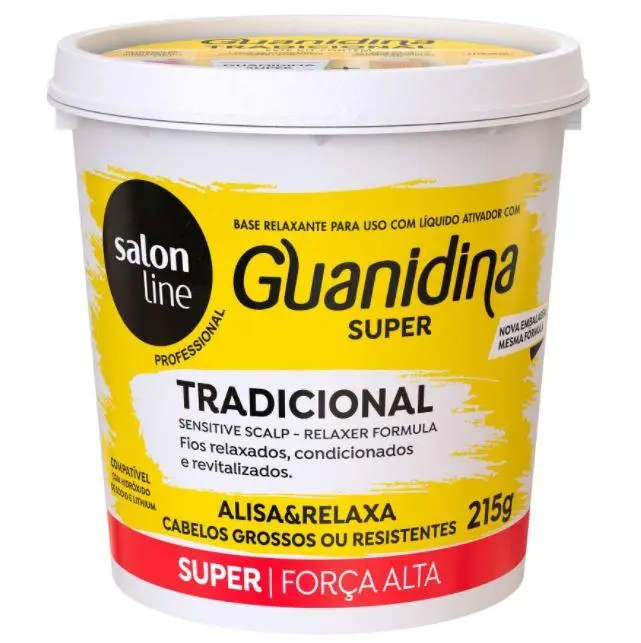 Salon Line Guanidine Super Strength High Straightening Relaxation Cream 215G 1