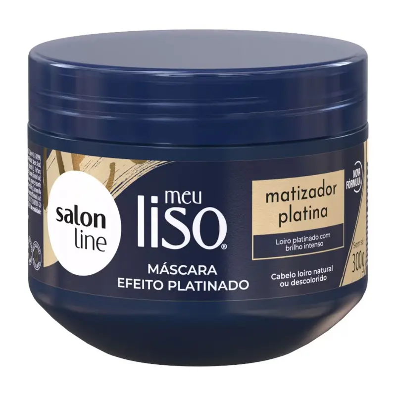 Salon Line Moisturizing My Smooth Platinum Blonde Vegan Hydration Mask 300G 1