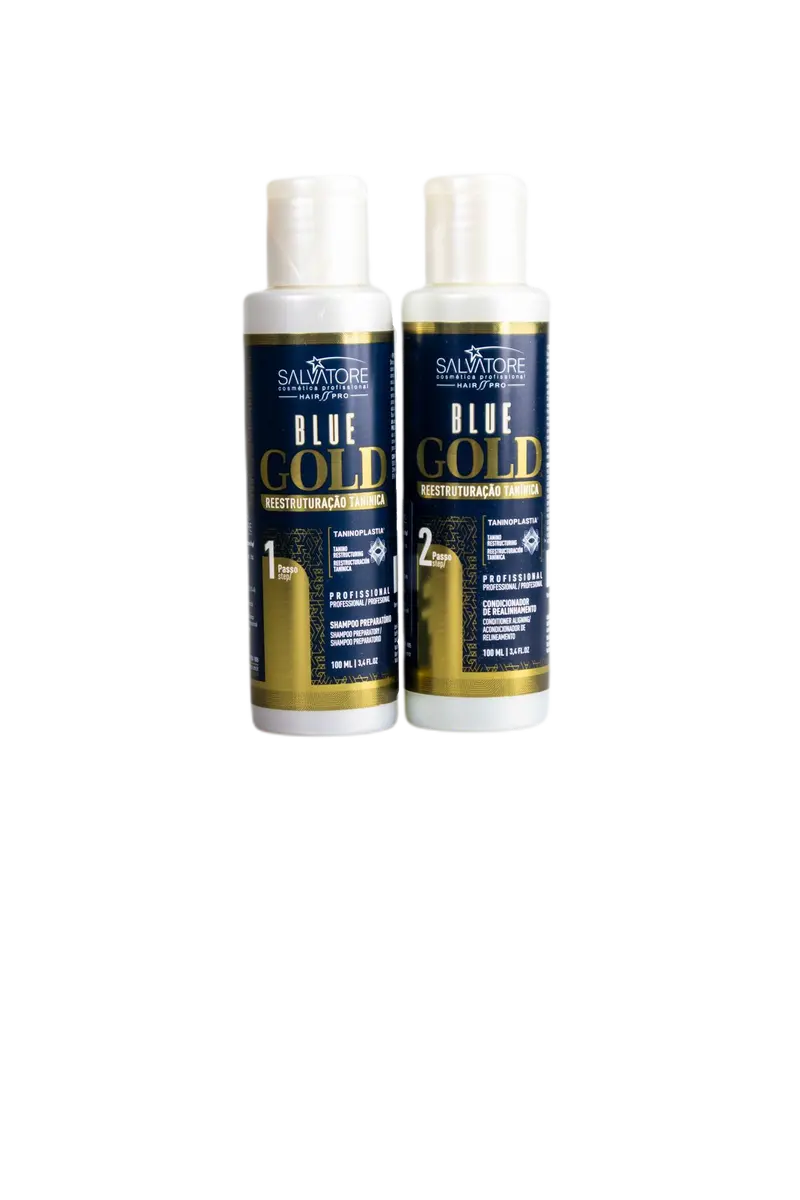 Salvatore New Edition Blue Gold System Tanino Hair Restructuring Kit 2X100ml 2