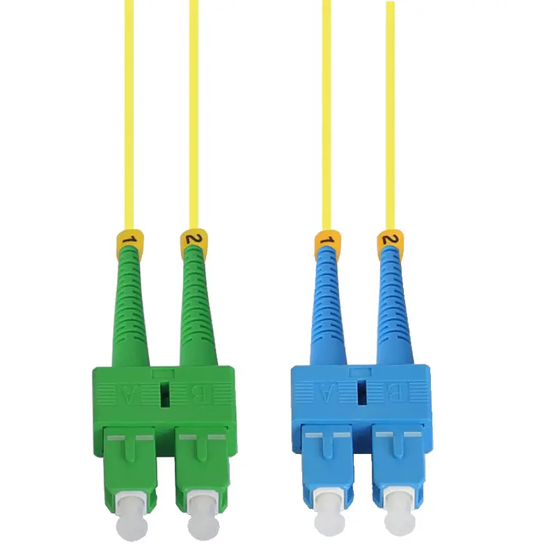 Sc/Upc-Sc/Apc Singlemode Duplex Ofnr 2.0Mm 9/125 Fiber Optic Patch Cable 1