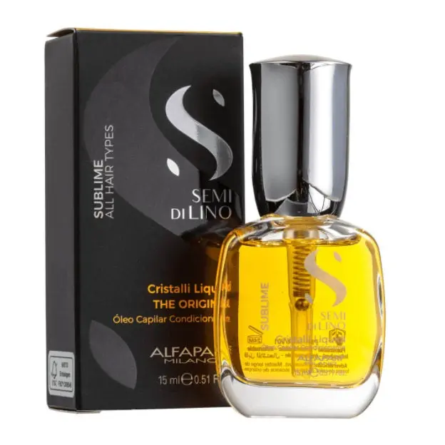 Semi Di Lino Sublime Cristalli Liquidi Illuminating Hair Oil 15Ml - Alfaparf Milano 1