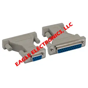 Serial Loop Back Tester B9f / Db25f, Molded, Beige 1