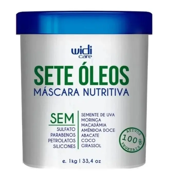 Sete Óleos Vegetable Seven Oils Hair Nourishing Treatment Mask 1Kg - Widi Care 1