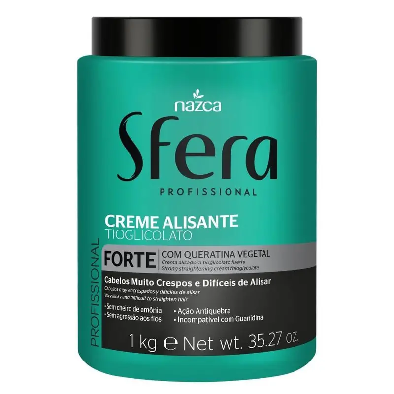 Sfera Frizzy Hair Thioglycolate Keratin Strong Straightening Cream 1Kg - Nazca 1