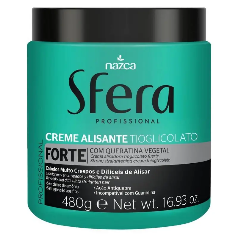 Sfera Frizzy Hair Thioglycolate Keratin Strong Straightening Cream 480G - Nazca 1