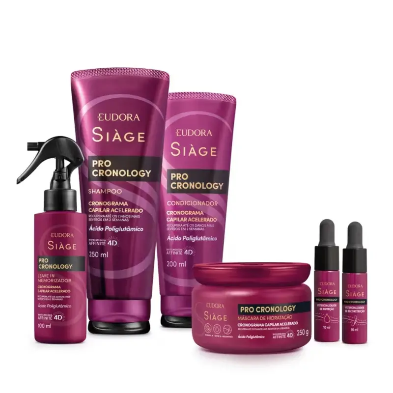 Siage Pro Cronology Curly Hair Home Care Full Kit Treatment Eudora 1
