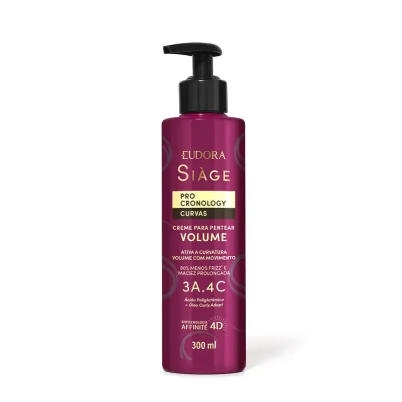 Siàge Pro Cronology Curves Volume Leave-In Cream Anti-Frizz 300Ml Eudora 1