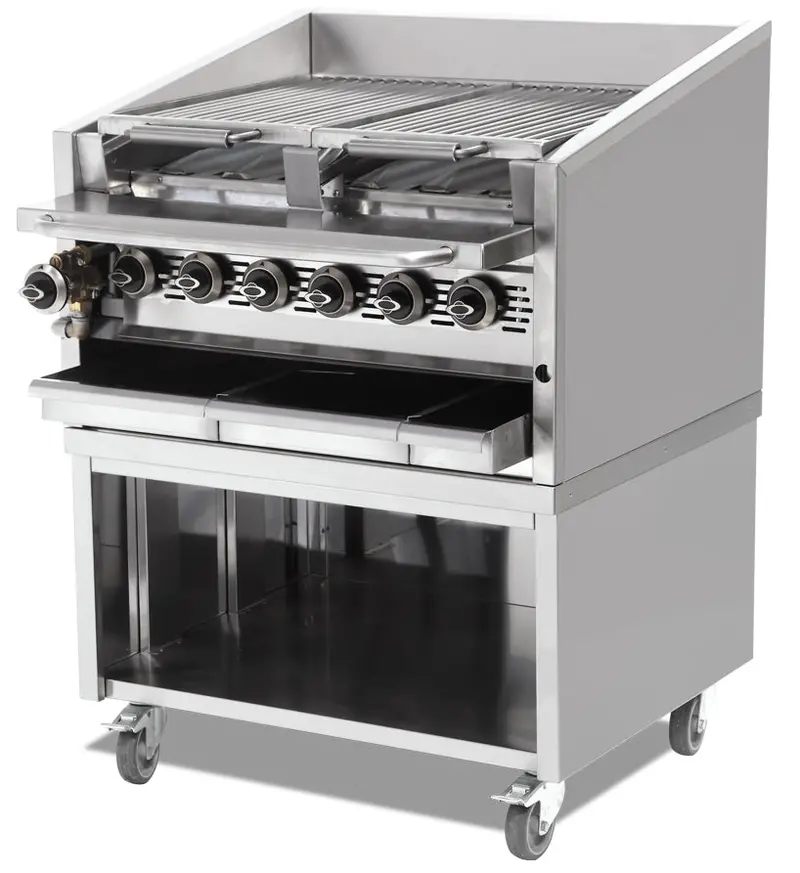 Sinco Signature 30'' Convertible Gas Kebab Grill Sc-7 2