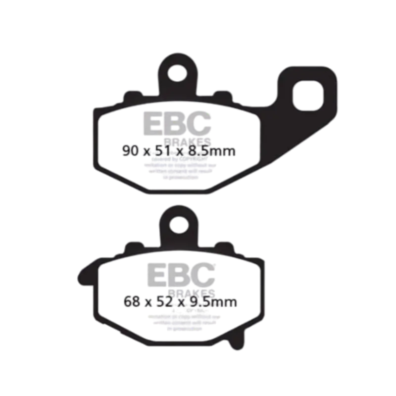 Sintered Rear Brake Pads - Ebc Brakes 2