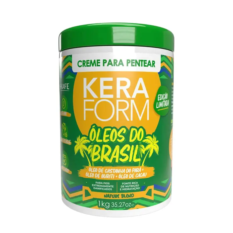 Skafe Keraform Óleos Do Brasil Combing Cream 1Kg / 35.27 Fl Oz 1
