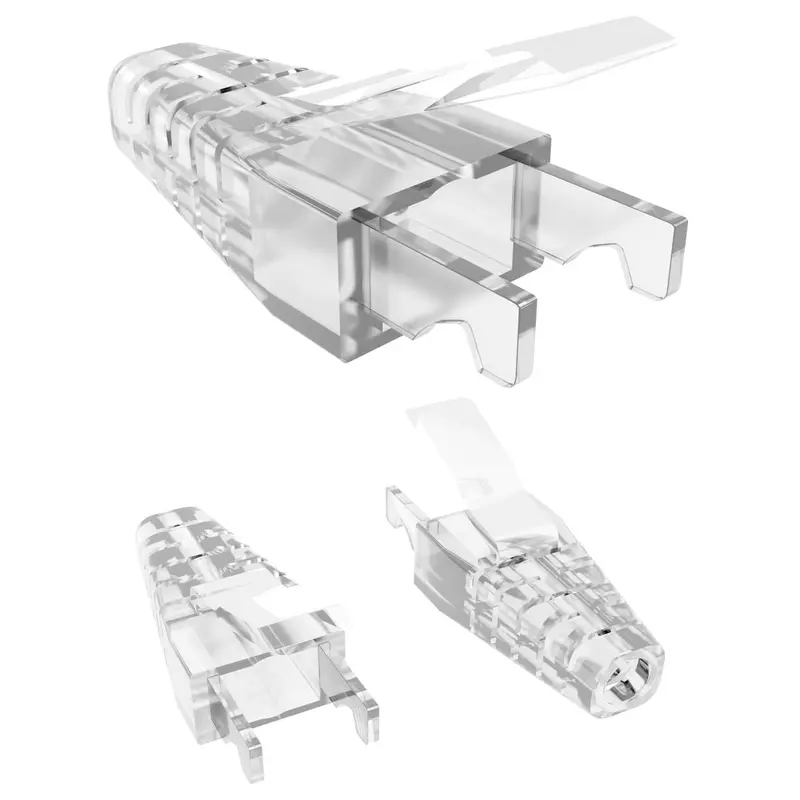 Slim Rj45 Strain Relief Boots For 28Awg Ethernet Bulk Cable 50Pk 1