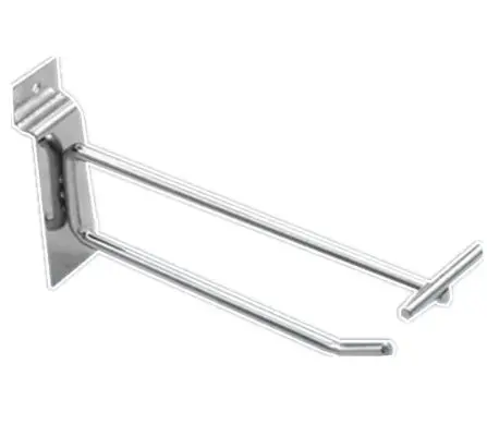 Slot Plate Double Hook Shelves Display Hanging Hook Yd-H07 1