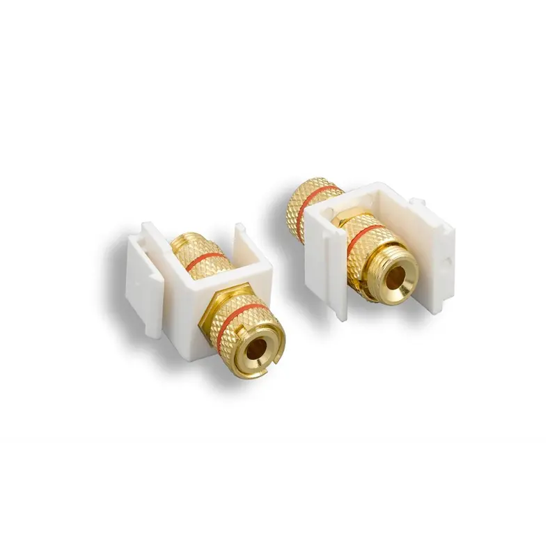 Snap-In Red Banana Jack F-F Keystone Insert Module 1
