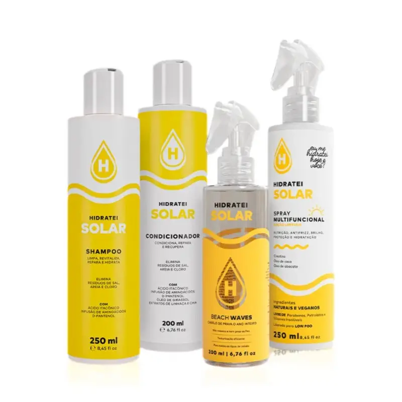 Solar Home Care Moisturizing Revitalizing Hair Treatment Kit Hidratei 1