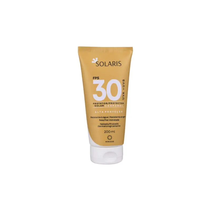 Solaris Body Sunscreen Uva / Uvb Spf 30 Skin Care Protection 200Ml Hinode 1