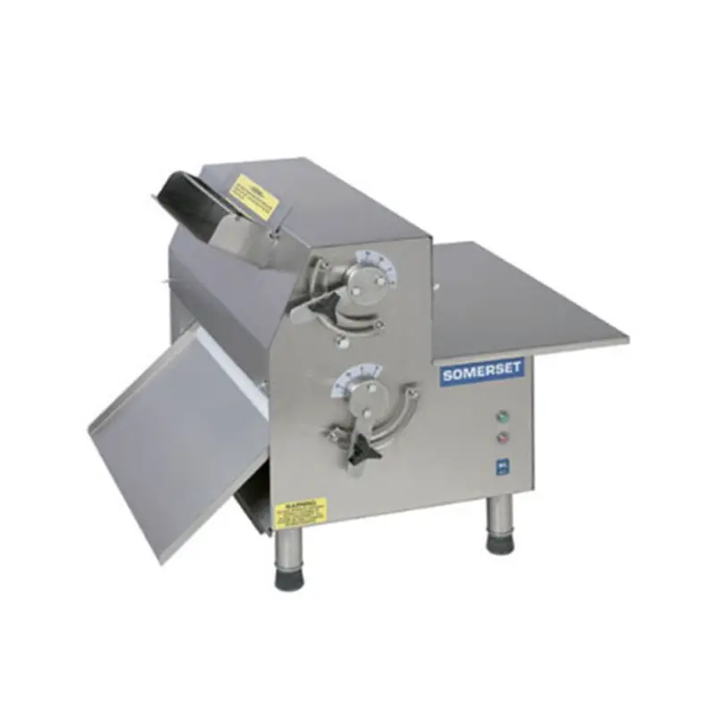 Somerset 20" Countertop Two Stage Side-Operated Dough Sheeter Cdr-2100 1