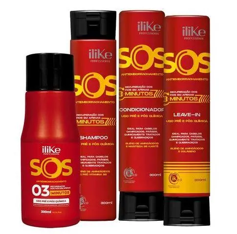 Sos 3 Minutes Anti Rubbering Reconstruction Softness Treatment 4 Prod. - Ilike 1