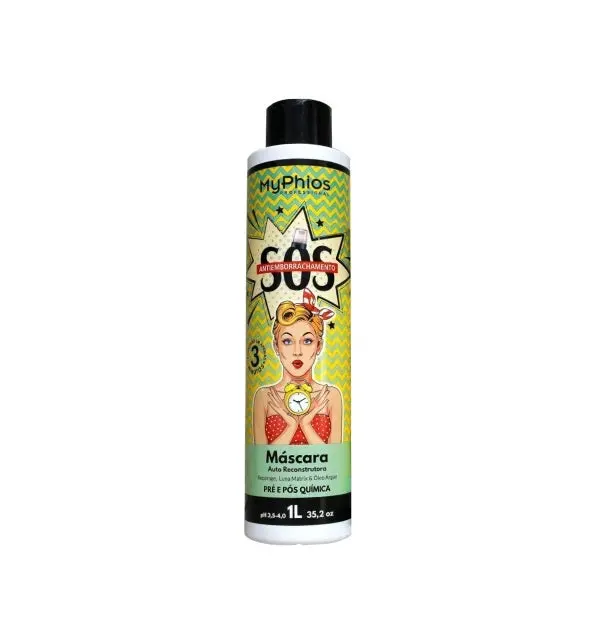Sos Anti-Rubber 3 Minutes Reconstruction Hair Treatment Mask 1L - My Phios 1