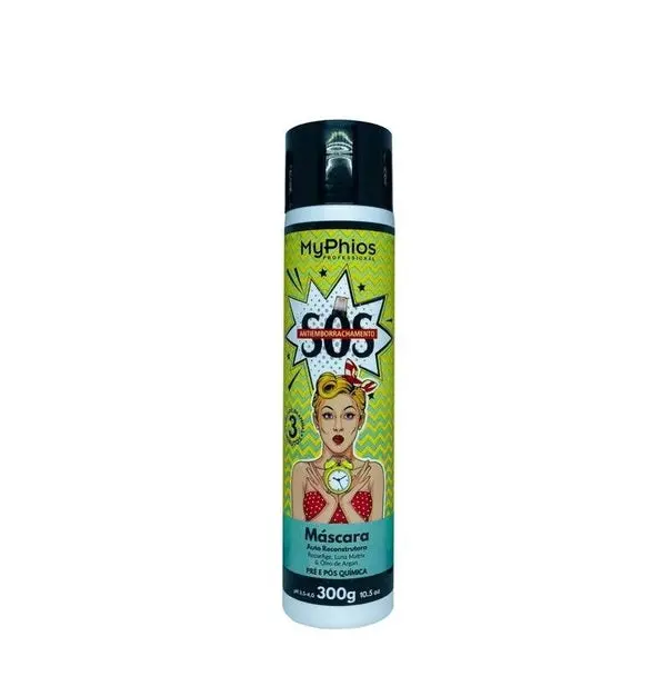Sos Anti-Rubber 3 Minutes Reconstruction Hair Treatment Mask 300Ml - My Phios 1