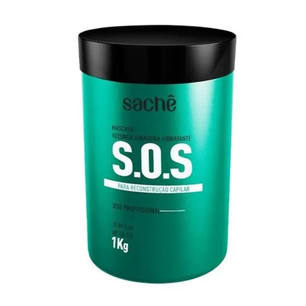 Sos Hydrating Conditioning Nourishing Damaged Hair Treatment Mask 1Kg - Sachê 1