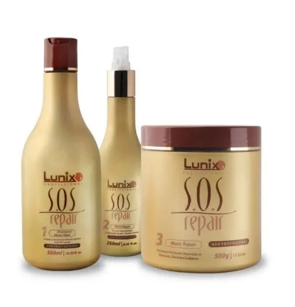 Sos Repair Hair Detox 10 In 1 Vitamins Moisturizing Treatment Kit 3 Prod. - Lunix 1