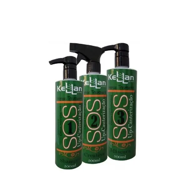 Sos Restorer Hair Replenisher Fiber Nourishing Treatment Kit 3X500ml - Kellan 1
