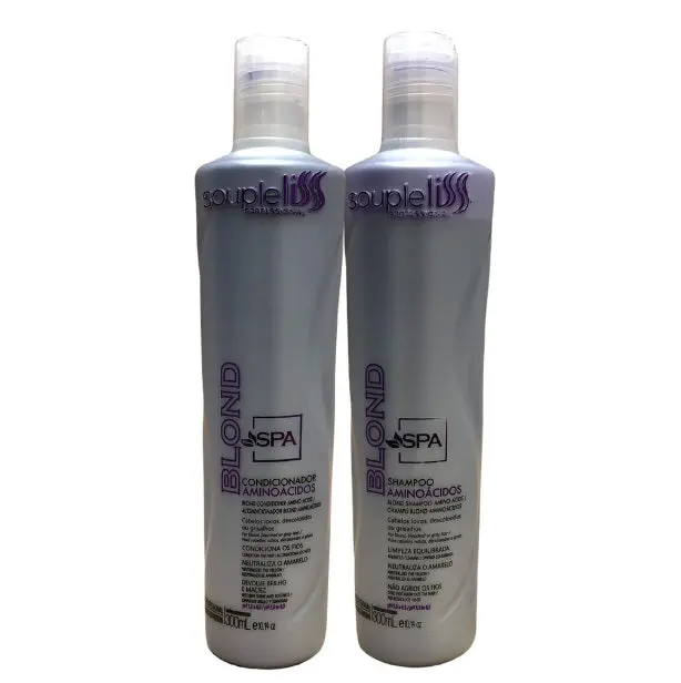 Spa Blond Hair Neutralizing Resistance Softness Color Maintenance Kit 2X300ml - Souple Liss 1