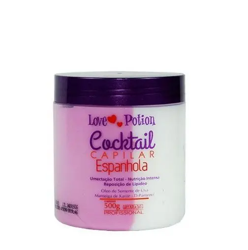 Spanish Capillary Cocktail Hair Mask Grape Karite D-Panthenol 500G - Love Potion 1
