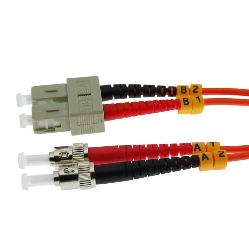 St/Upc-Sc/Upc 62.5/125 Om1 Multimode Duplex Fiber Optic Cable 1